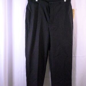 NWT Wah Maker‎ Mens 34x35 Black Unhemmed High Rise Highland Dress Pants USA